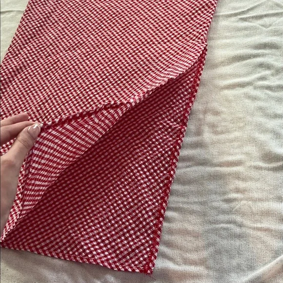 wild fable Red Gingham Maxi Skirt - Picture 3 of 3